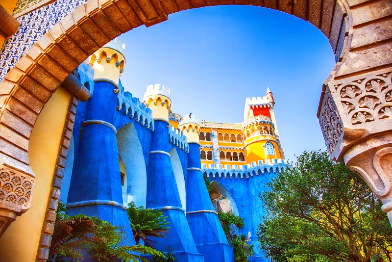 Palacio da Pena y la Serra de Sintra